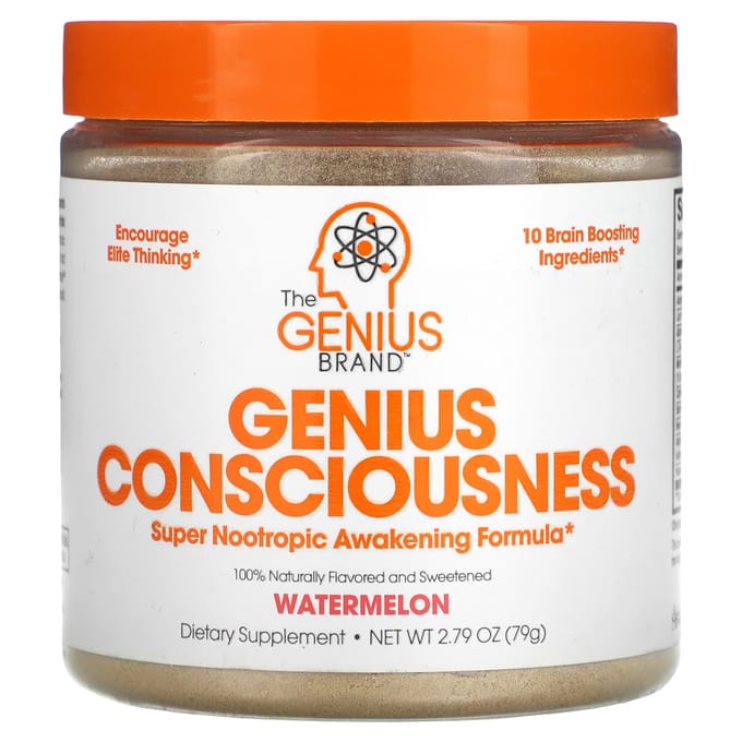 The Genius Brand, Genius Consciousness, Pastèque, 2,79 oz (79 g)