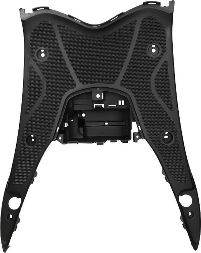 Treeplank zwart voor MBK Ovetto, Yamaha Neo's (Vanaf 2008)