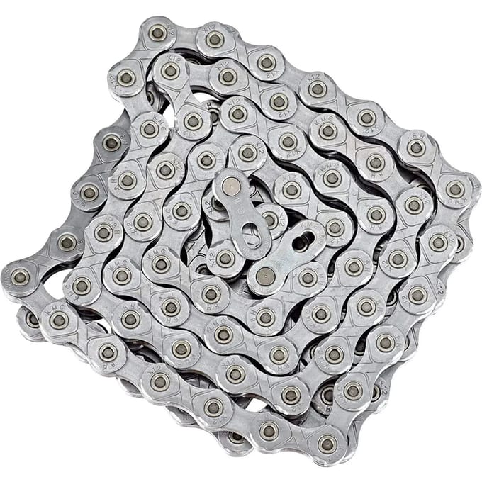 KMC 12-speed fietsketting - EPT zilver - Anti-roest - Inclusief MissingLink - 126 schakels
