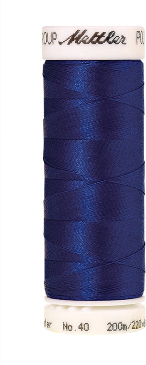 Mettler borduurgaren - Blauw - Nr 3544 - Polysheen - 200 meter