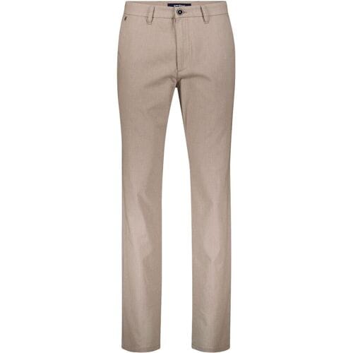 Gardeur Broek Bono Business Hero Fine Texture Pattern Wool Look Cotton Stretch Camel / male