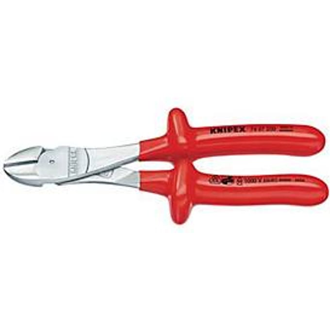 Vermogen diagonaalschaar L.250mm VDE Form 0 gedompeld geïsoleerd KNIPEX