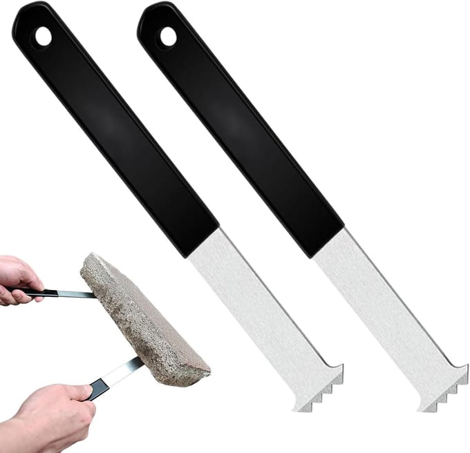 Tegel Verwijderaar - Baksteen Schraper - Terras Herstellen - Dubbel Gewricht Ontwerp - 23 cm Lengte