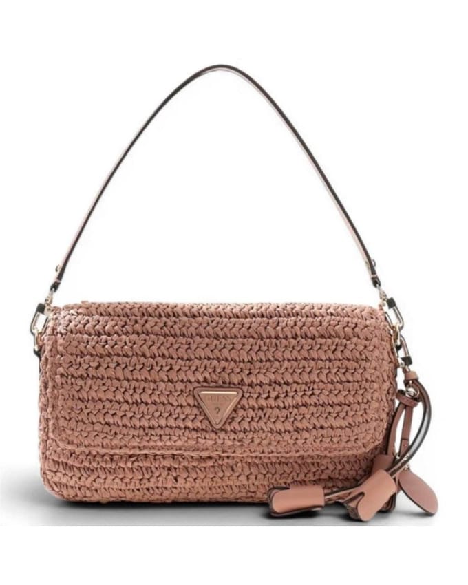 GUESS schoudertas Ofelia Flap Shoulder Bag Coral Pink oud roze