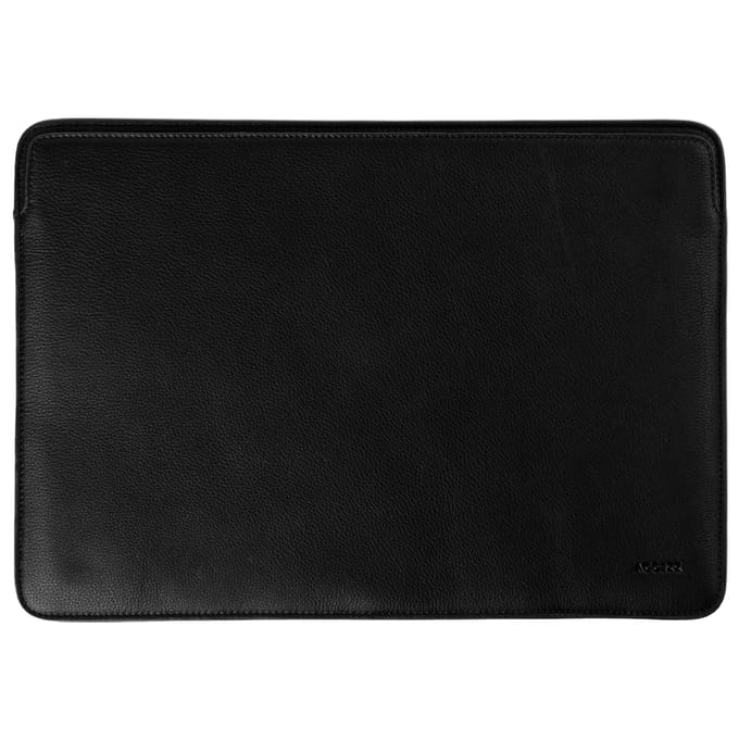 Accezz Leather Laptophoes 14 inch - Laptopsleeve - Zwart