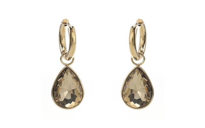Oorbellen Ruth - Golden - Romance - Stainless Steel - Klassiek
