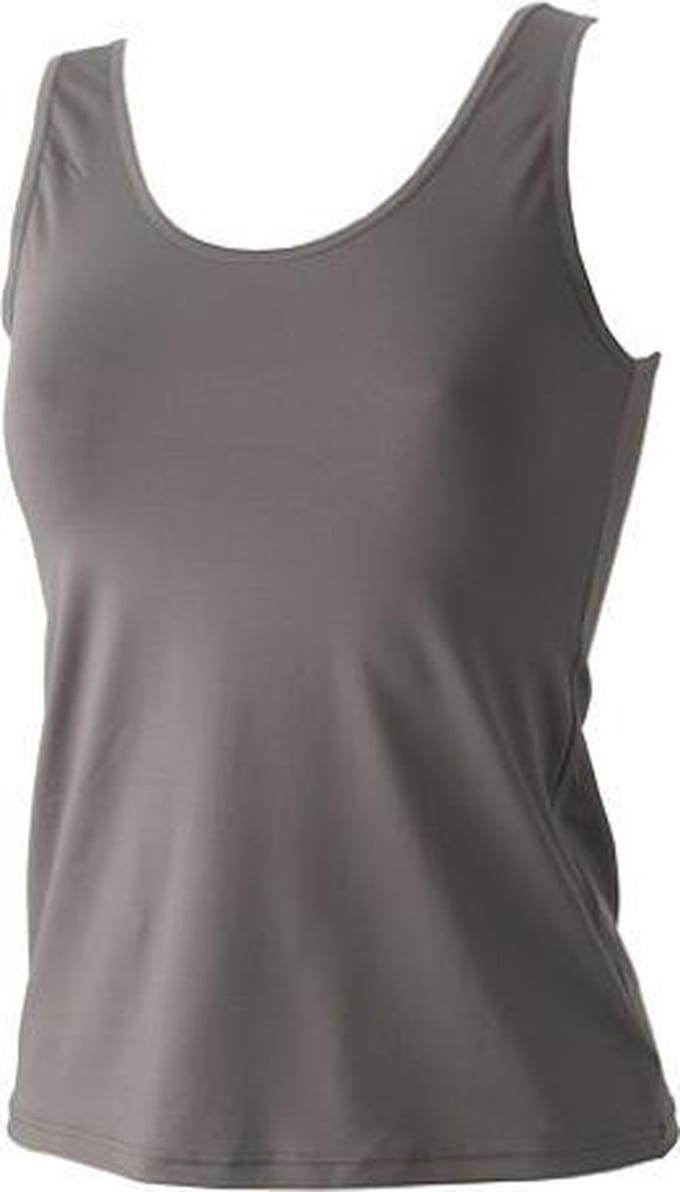 Avet Dames hemd microfiber 7591 - Polyamide dames onderhemd - Naadloos Singlet - Donkergrijs / XL