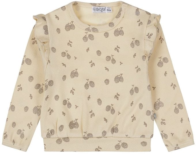 Dirkje Meisjes Loose Fit Trui - Off white