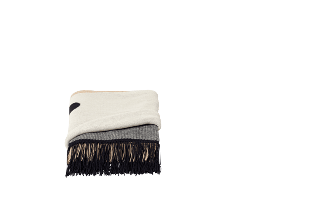 Form&Refine - Aymara - Plaid - patroon crème - meerkleurig