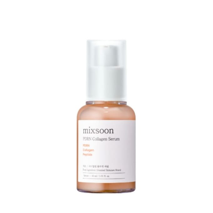 mixsoon PDRN Collageen Serum 30ml – Koreaans Verstevigend Serum voor Elasticiteit, Hydratatie & Stralende Huid white