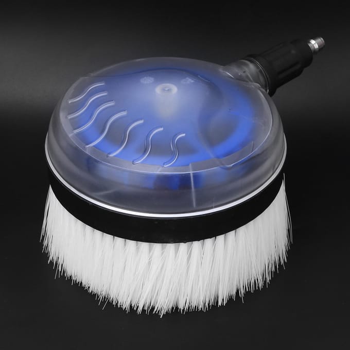 Brosse de lavage rotative 360 degrés en forme d'éventail pour pistolet à eau haute pression Connecteur rapide 14 gray