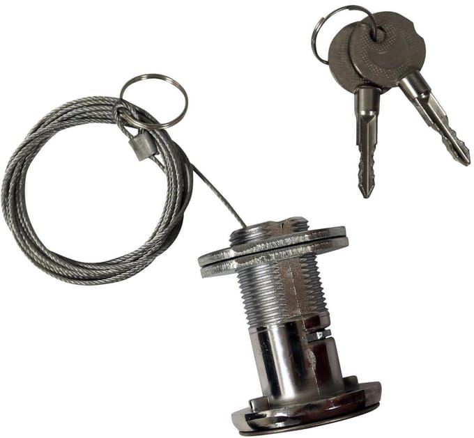Boxer External release for automatic door openers with key