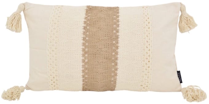 NOVÉE Sierkussen bibi jute | 30 x 50 cm | katoen/jute