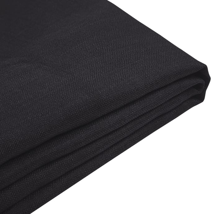 FITOU - Bekleding bed - Zwart - 180 x 200 cm - Polyester