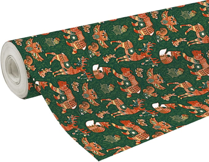 Clairefontaine Kerstinpakpapier 'Bos'