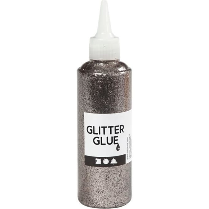 Creativ Company Glitter Glue Silver 118ml