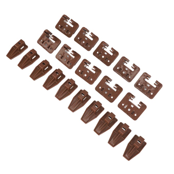 10 Jeux Coulisses de Tiroir de Commode Coulisses et Guides de Tiroir en Plastique Remplacement Guide de Rail de Tiroir et