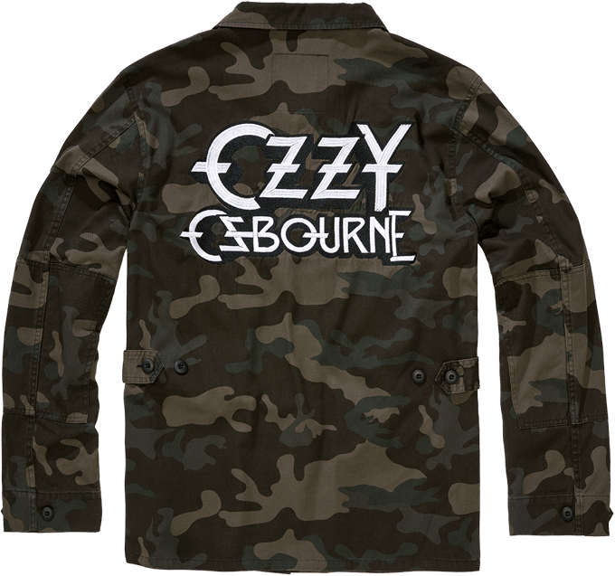 Ozzy Osbourne Uniformjas - BDU Jacket - M tot XXL - voor Mannen - dark camo