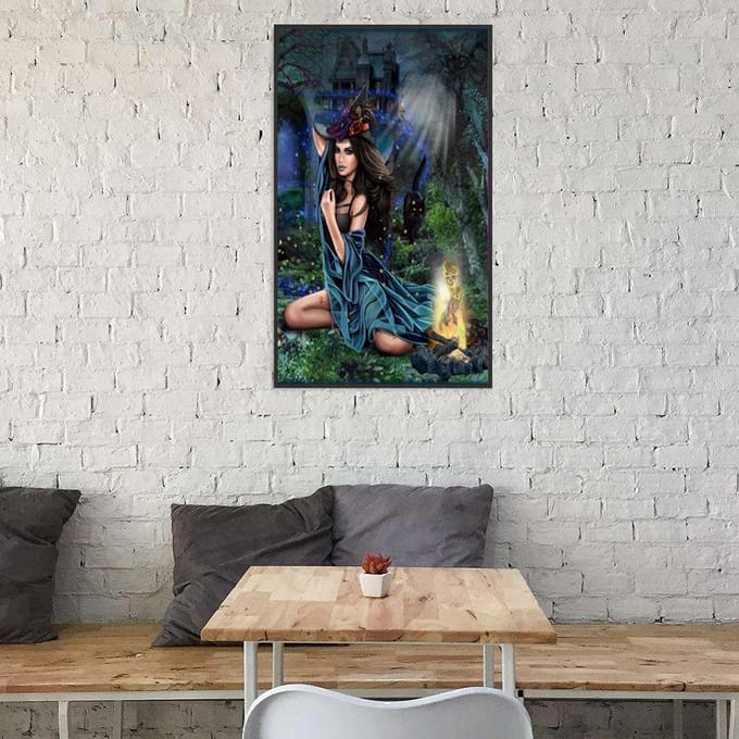 5d diamant schilderij cartoon foto diamant borduurwerk 20X30CM gray