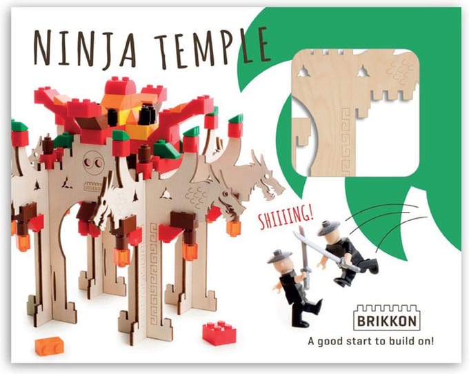 Brikkon 1703 Ninja Tempel