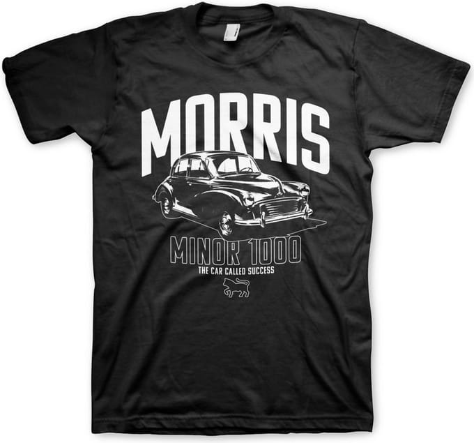 Morris Minor 1000 T-shirt Zwart