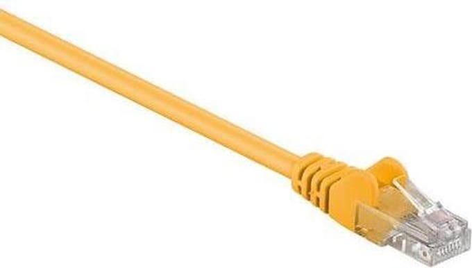 Cat 5e - U/UTP - Netwerkkabel - Patchkabel - Internetkabel - 1 Gbps - 1.5 meter - Geel - Allteq