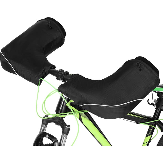 Fietshandschoenen Vingerloze gel Mountainbiken Wegwielrennen Fietshandschoenen Winddicht Warme fiets zwart