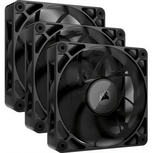 Corsair iCUE LINK RX120 MAX (3-pack starter kit) - Case ventilator - 120mm - Black - 36 dBA