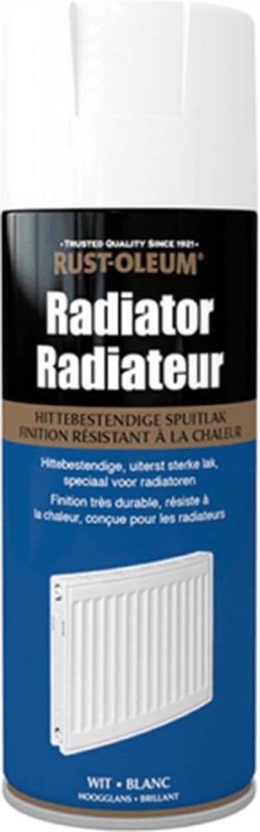 Rust-Oleum Radiator Spray - Wit Zijdeglans