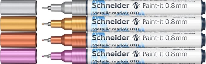 Schneider metallic marker - Paint-It 011 - 2mm - 4 stuks - S-ML01111501