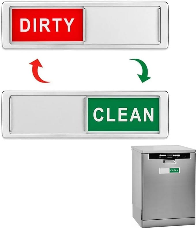 Handige Vaatwasser Status Magneet - Schoon/Vuil Indicator voor Keuken
