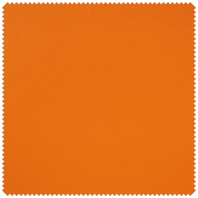 Katoenen single jersey "Uni" - Oranje