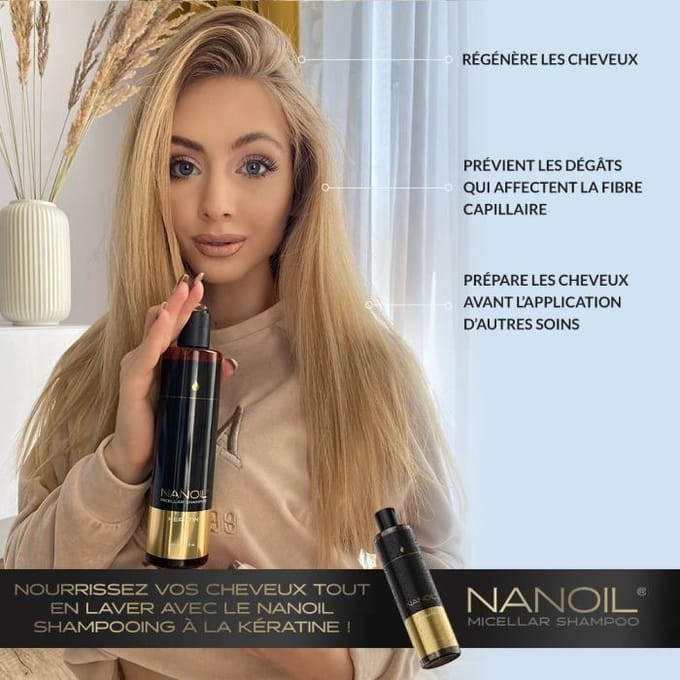 Nanoil Keratin Micellar Shampoo Shampoo 300 ml
