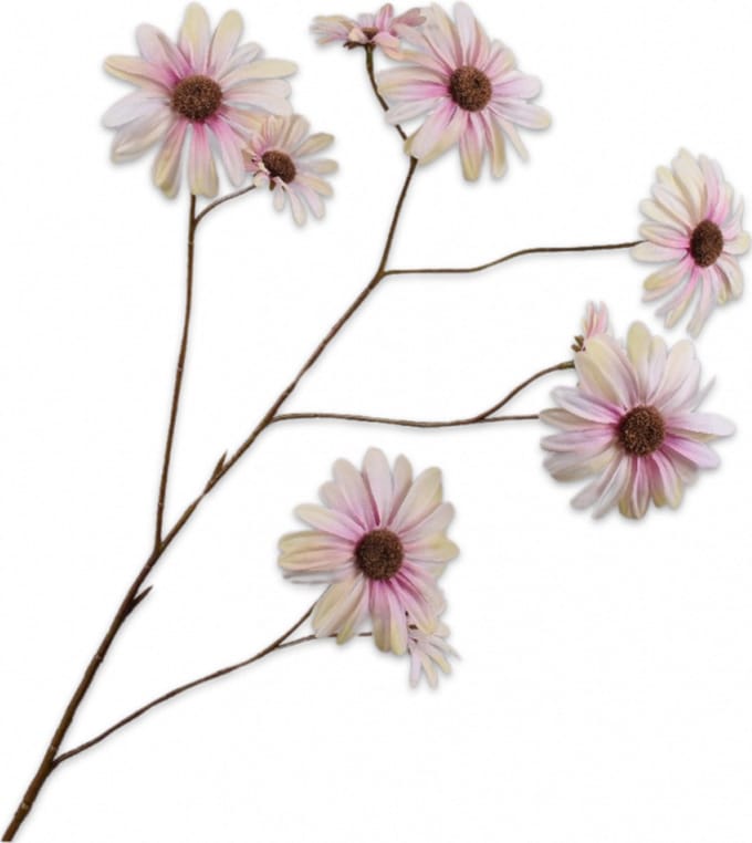 Silk-ka - Kunstbloem - magriet - creme - H102 cm