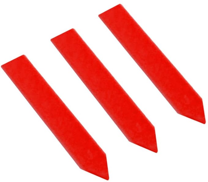CombiCraft Dikke Steeketiketten 18 x 100 mm Rood - 100 stuks
