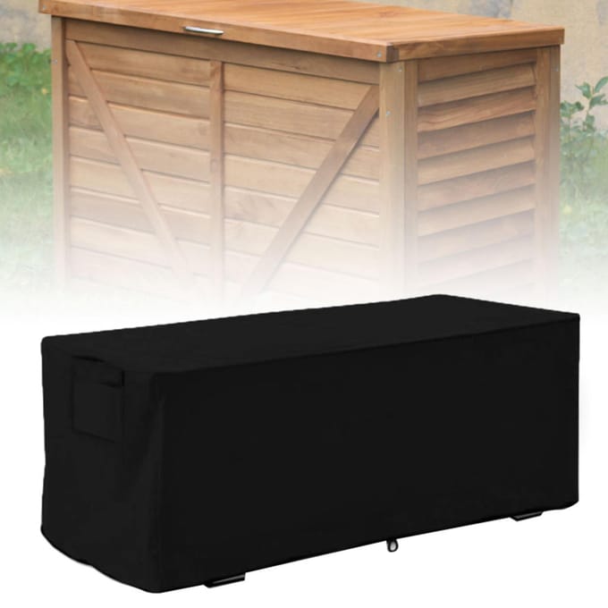 Housses robustes imperméables pour boîte de pont extérieure, housse de protection pour bancs de rangement(Noir) black