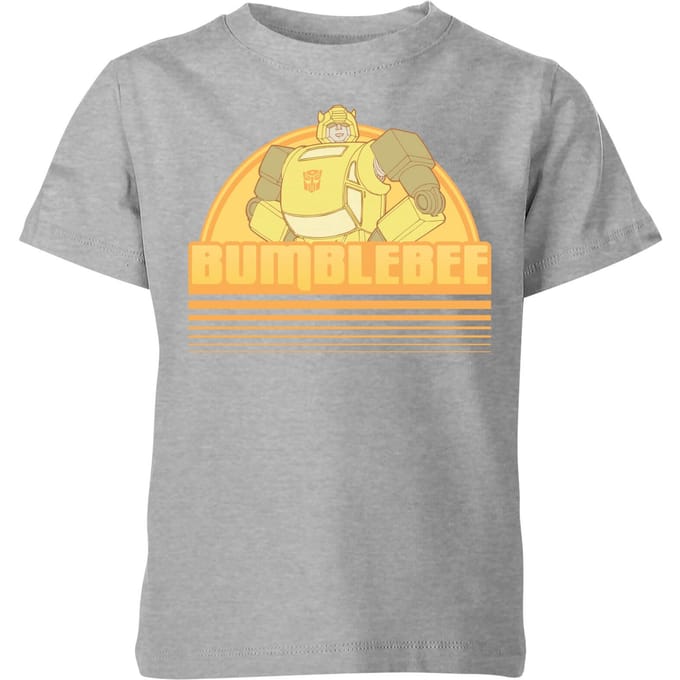 Transformers Bumblebee Kids' T-Shirt - Grey - 122/128 (7-8 jaar)