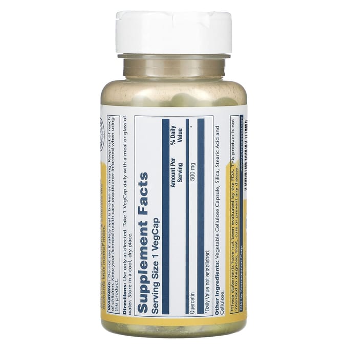Quercetine, 500 mg, 90 vegetarische capsules