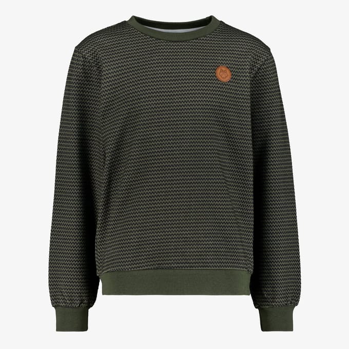 Unsigned jongens sweater groen - Maat 92