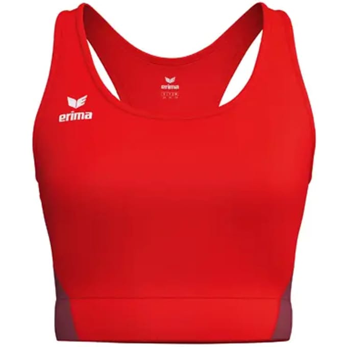 Erima T&F Wings Bra Dames - Rood / Bordeaux | Maat: 38