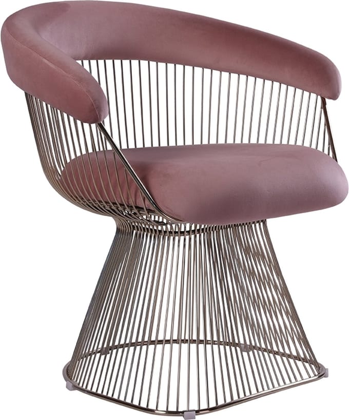 OHNO - Cairo Armleunstoel Small - Roze - Zachte Zitting
