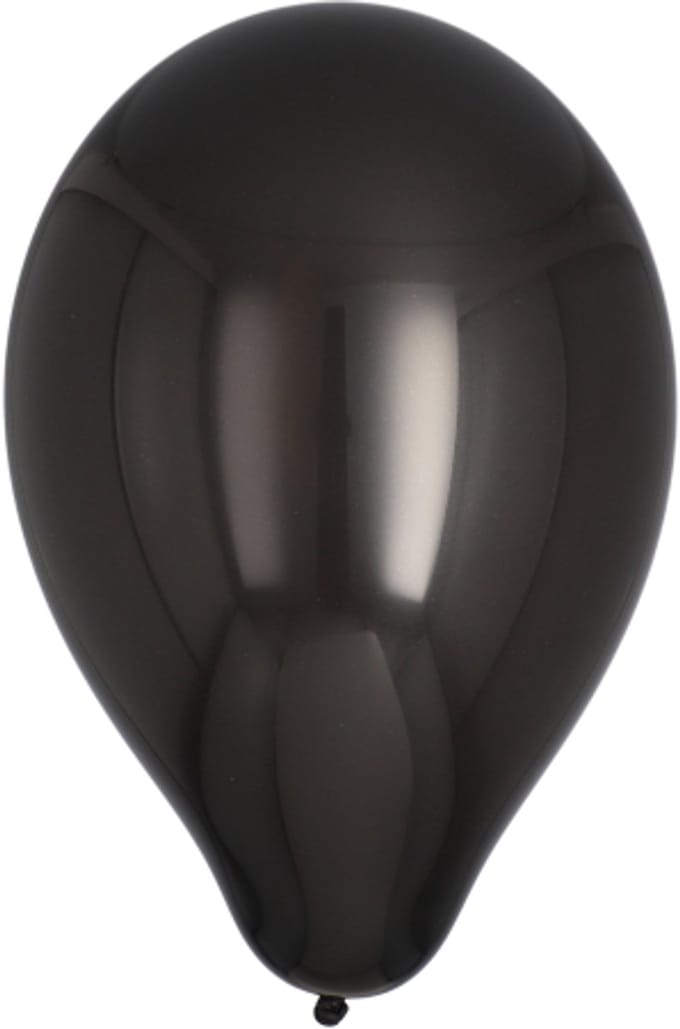PAPSTAR luchtballonnen, diameter: 250 mm, zwart