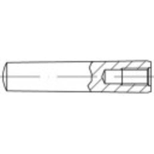 TOOLCRAFT 144716 Conische pen (Ø x l) 8 mm x 90 mm Staal 10 stuk(s)