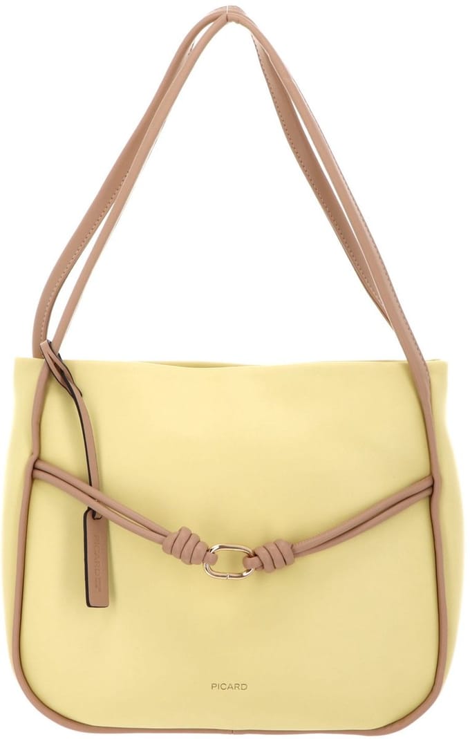 PICARD schoudertas Riviera Hobo Bag Vanilla Lichtgeel