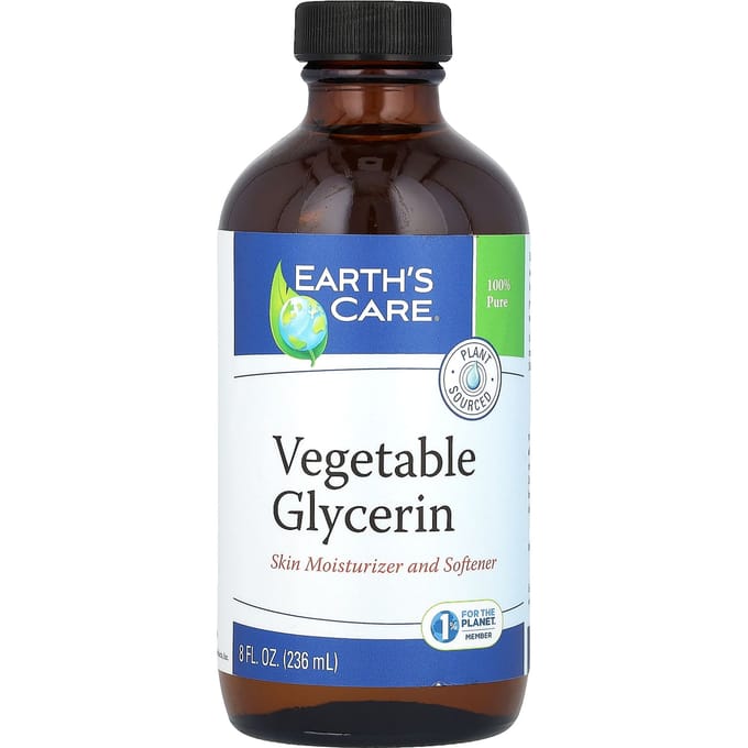 Earth's Care, Vegetable Glycerin, 8 fl oz (236 ml) blue