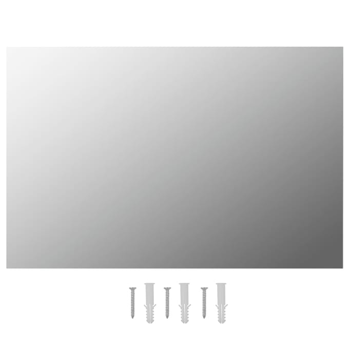 vidaXL - Wandspiegels - 2 - st - rechthoekig - 60x40 - cm - glas