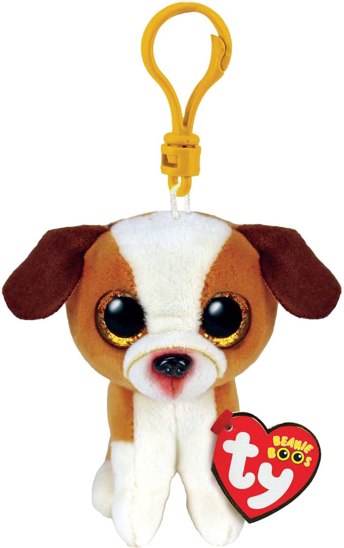 TY Beanie Boos Clip Knuffel Bulldog Hugo 7 cm