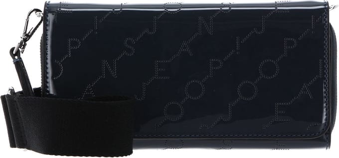 JOOP! schoudertas portemonnee Grafico Lustro Leyli Purse LH9F Darkgrey grijs