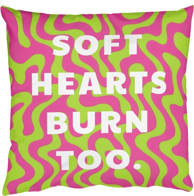 Sierkussens - Kussentjes Woonkamer - 60x60 cm - Abstract - Quote - Centraal - Roze