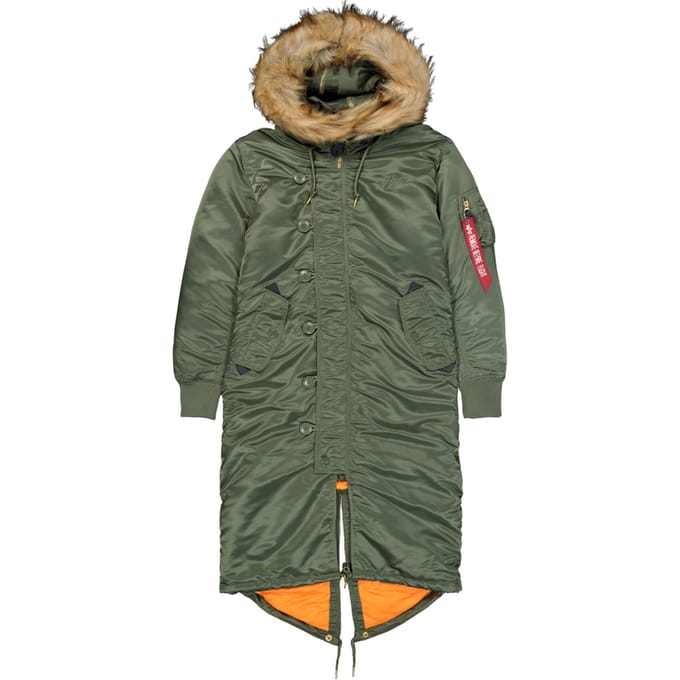 Damesparka Alpha Industries Long Fishtail